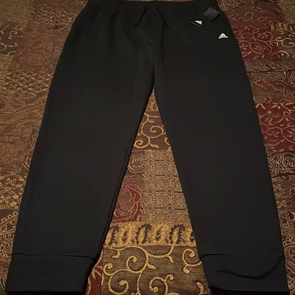 adidas Pants - Adidas Three Stripes Fleece Lined Jogger